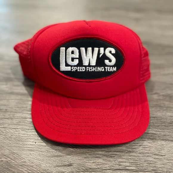Vintage Lew’s Speed Fishing Team Snapback Hat - Picture 1 of 5